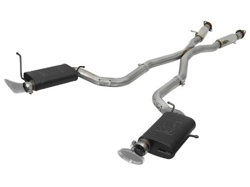 Picture of aFe MACHForce XP 12 - 17 Jeep Grand Cherokee WK2 SRT8 V8 - 6.4L 304SS Cat - Back Exhaust System