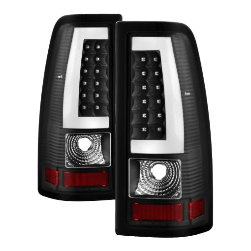 Picture of xTune Chevy Silverado 1500 03 - 06 Tail Lights - Light Bar LED - Black ALT - JH - CS03 - LBLED - BK