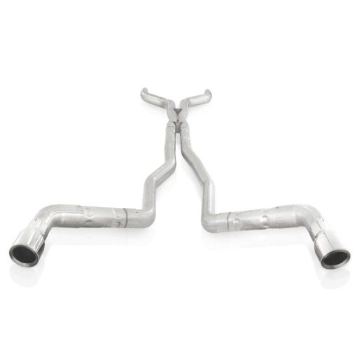 Picture of Stainless Works 10 - 15 Camaro 6.2L 3in Dual Chambered Catback System X - Pipe Factory Connect