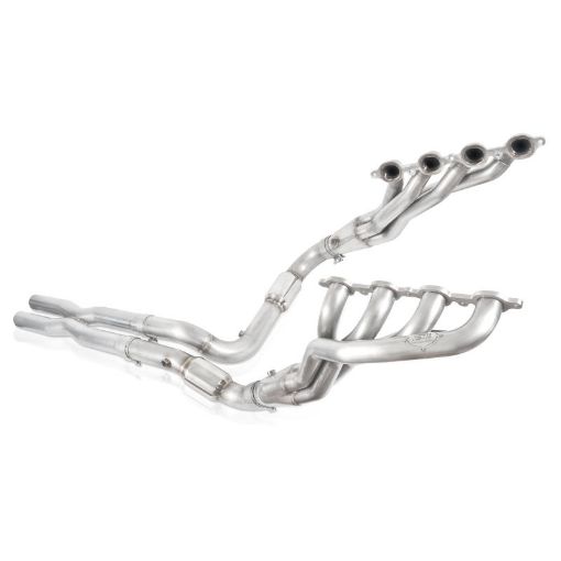 Picture of Stainless Works 2007 - 13 Chevy SilveradoGMC Sierra Headers 1 - 78in Primaries High - Flow Cats X - Pipe