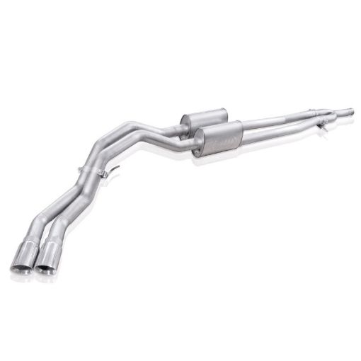 Picture of Stainless Works Chevy SilveradoGMC Sierra 2007 - 16 5.3L6.2L Exhaust Y - Pipe Passenger Rear Tire Exit