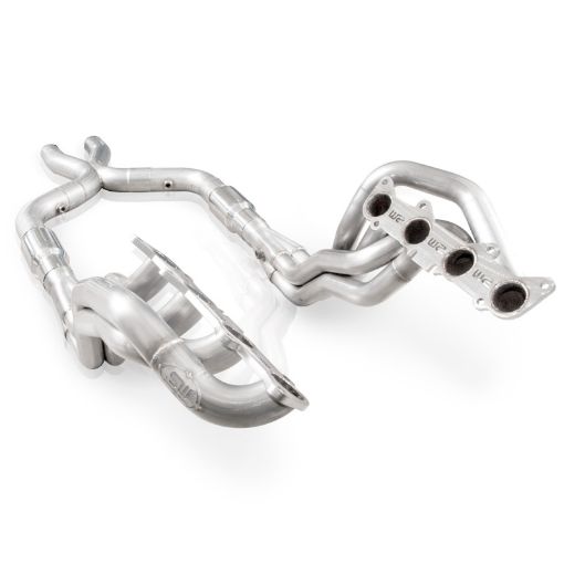 Picture of Stainless Works 2011 - 14 Mustang GT Headers 1 - 78in Primaries 3in X - Pipe High - Flow Cats