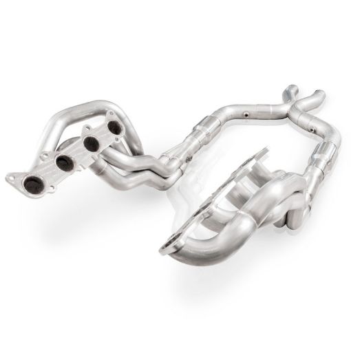 Picture of Stainless Power 2011 - 14 Mustang GT Headers 1 - 78in Primaries High - Flow Cats 3in X - Pipe