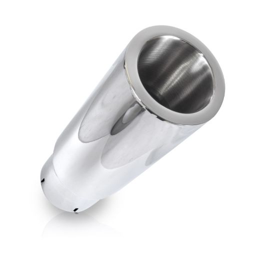 Picture of Stainless Works Double Wall Straight Cut Exhaust Tip 3in body 2 12in id inlet