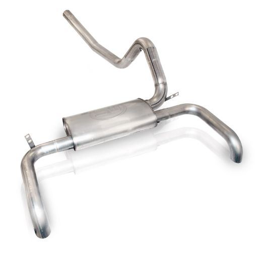 Picture of Stainless Works Chevy Camaro 1982 - 92 Exhaust 3in System wTurndown Tailpipes