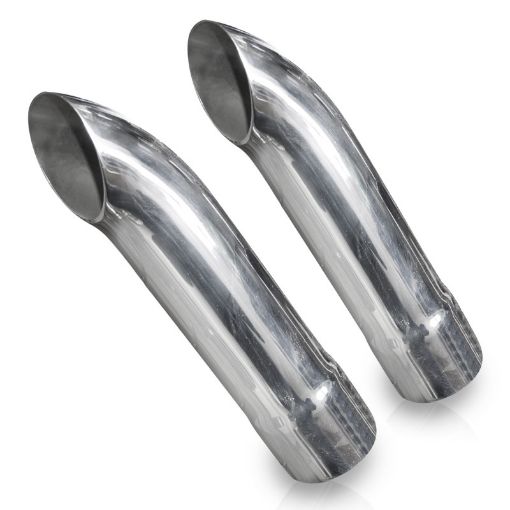 Picture of Stainless Works Short Turn Down Tips - 2 14in ID Inlet 2 14in Body