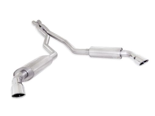 Picture of Stainless Works 2010 - 15 Camaro 6.2L 3in Exhaust X - Pipe S - Tube Turbo Mufflers Polished Tips