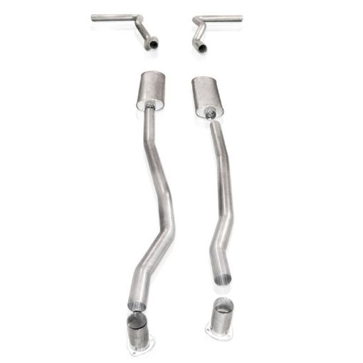 Picture of Stainless Works ChevyGMC Truck 1967 - 87 Exhaust Truck 3in Chambered System