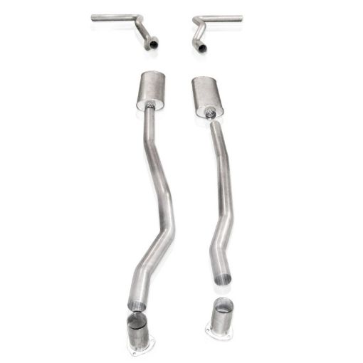 Picture of Stainless Works ChevyGMC Truck 1967 - 87 Exhaust 3in Turbo Muffler System