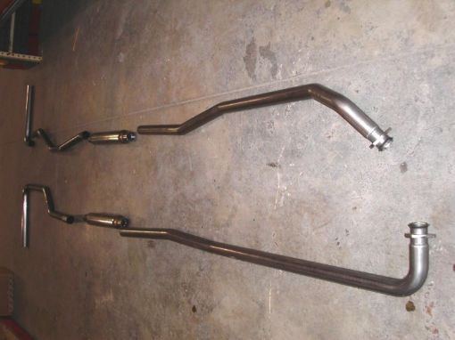 Picture of Stainless Works ChevyGMC Truck 1967 - 87 Exhaust 2.5in Smooth Tube System