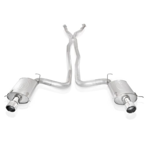 Picture of Stainless Works 2004 - 07 Cadillac CTS - V 3in Exhaust X - Pipe Chambered Mufflers 4in Tips