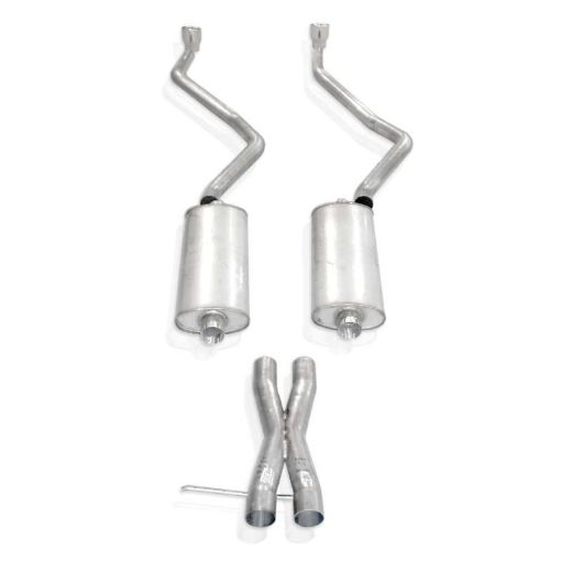 Picture of Stainless Works 2007 - 14 Chevy Tahoe And Yukon LT 2 - 12in Exhaust X - Pipe Chambered Mufflers Tips