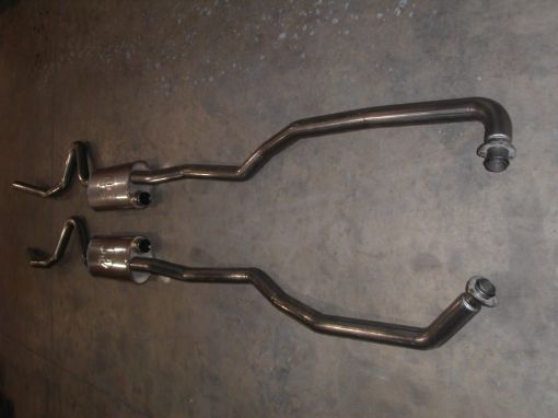 Picture of Stainless Works Chevy Chevelle Small Block 1968 - 72 Exhaust Stainless Factory Connect