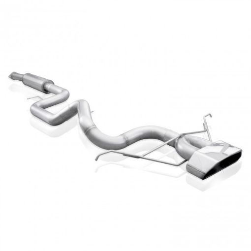 Picture of Stainless Works 2013 - 18 Ford Focus ST 3in Catback Vintage Round Muffler Wide Tip