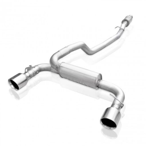 Picture of Stainless Works 2016 - 18 Ford Focus RS 3in Catback Vintage Round Muffler 5in Tips