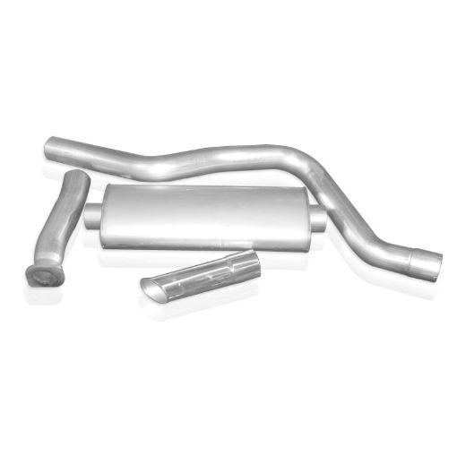 Picture of Stainless Works 2006 - 09 Chevy 6.0L Trailblazer SS 3 - 12in Catback Single Chambered Muffler Factory