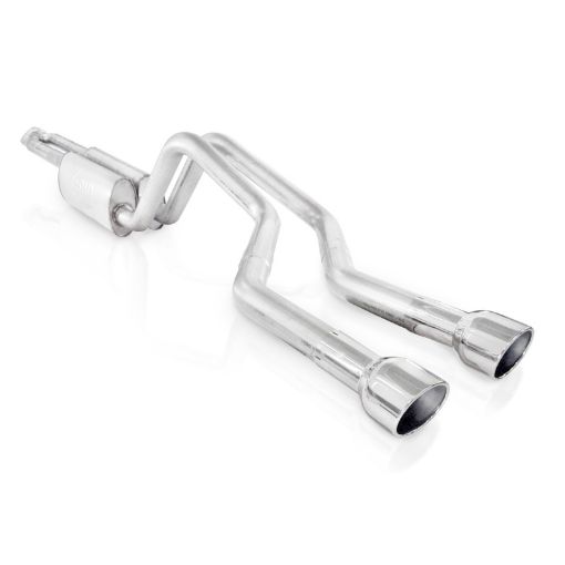 Picture of Stainless Works 2006 - 09 Trailblazer SS 6.0L 2 - 12in Chambered Exhaust Y - Pipe Center Bumper Exit