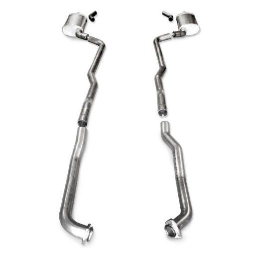 Picture of Stainless Works 1973 - 82 Corvette Exhaust BB Standard Trans 2 - 12in Factory Connect