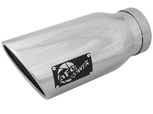 Picture of aFe MACH Force - Xp 5in Inlet x 7in Outlet x 15in length 304 Stainless Steel Exhaust Tip