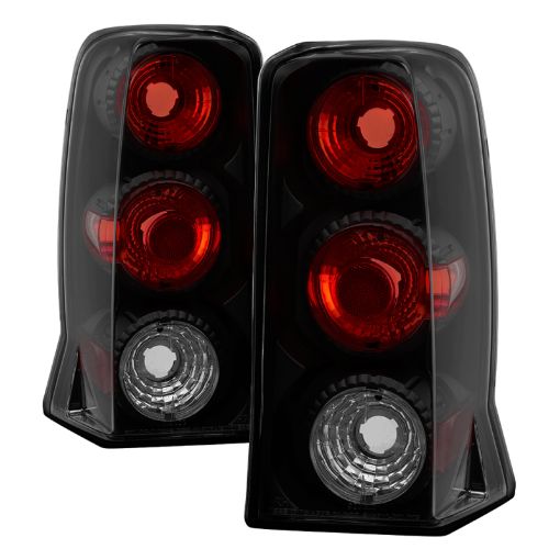 Picture of Spyder Cadillac Escalade 02 - 06 Euro Tail Lights Black Smoke ALT - YD - CE02 - BSM