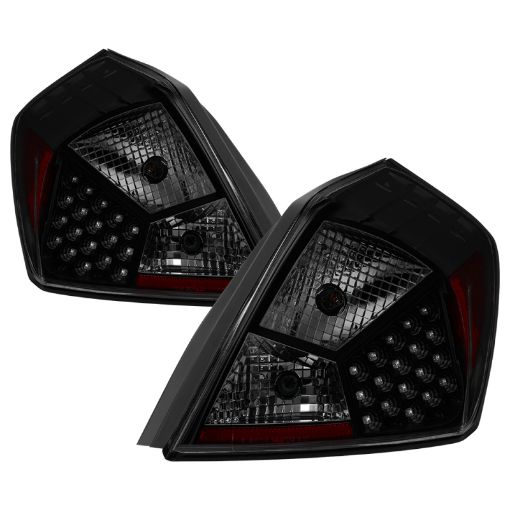 Picture of xTune Nissan Altima 07 - 12 Sedan LED Tail Lights - Black Smoked ALT - JH - NA07 - 4D - LED - BSM