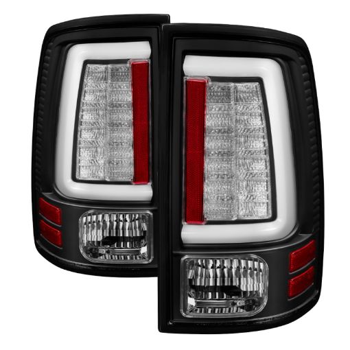 Picture of Spyder 09 - 16 Dodge Ram 1500 Light Bar LED Tail Lights - Black ALT - YD - DRAM09V2 - LED - BK