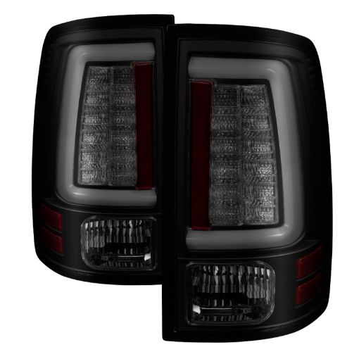 Picture of Spyder 09 - 16 Dodge Ram 1500 Light Bar LED Tail Lights - Black Smoke ALT - YD - DRAM09V2 - LED - BSM