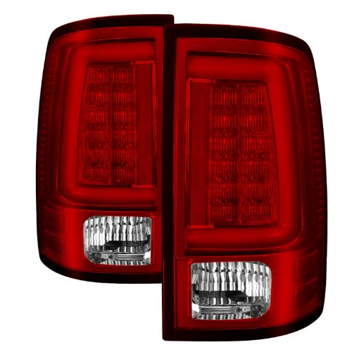 Picture of Spyder 09 - 16 Dodge Ram 1500 Light Bar LED Tail Lights - Red Clear ALT - YD - DRAM09V2 - LED - RC