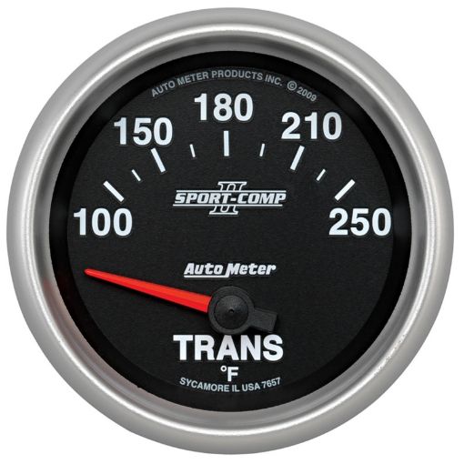 Picture of Autometer Sport - Comp II 66.7mm 100 - 250 Deg F Transmission Electric Temperature Gauge