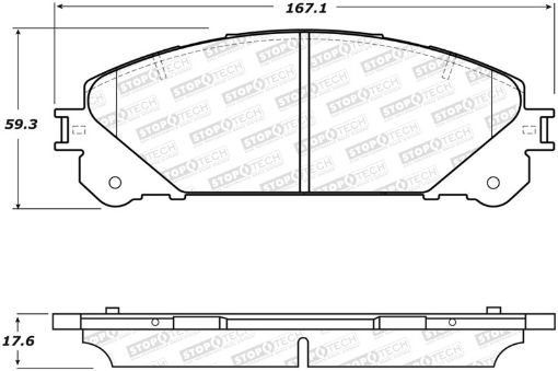 Picture of StopTech Performance 10 - 17 Lexus RX350 Front Brake Pads