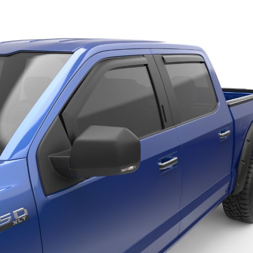 Picture of EGR 15 Ford F150 Super Cab In - Channel Window Visors - Set of 4 - Matte (573475)