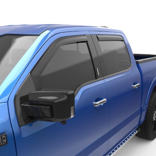 Picture of EGR 15 Ford F150 Crew Cab In - Channel Window Visors - Set of 4 - Matte (573495)