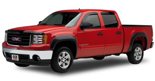 Picture of EGR 07 - 13 GMC Sierra LD 5.8ft Bed Rugged Look Fender Flares - Set (751414)