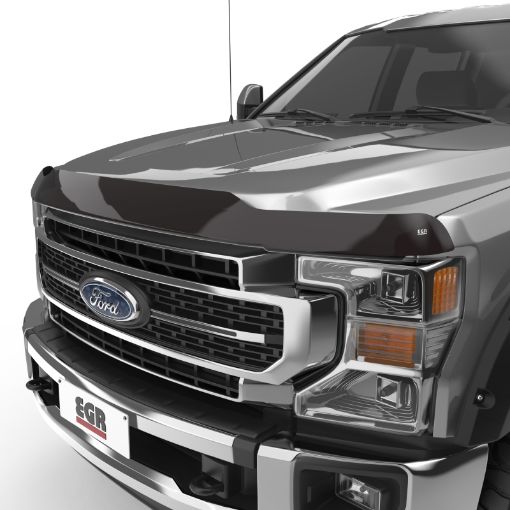 Picture of EGR 17 Ford F - 250F - 350 Superguard Hood Shield - Smoke Finish