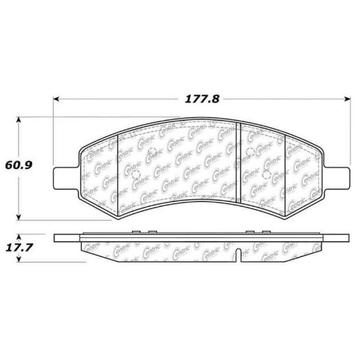 Picture of StopTech 06 - 17 Dodge Ram 1500 Street Performance Front Brake Pads