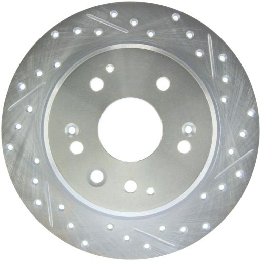 Picture of StopTech Select Sport 04 - 08 Acura TL Drilled Slotted Rear Driver Side Sport Brake Rotor