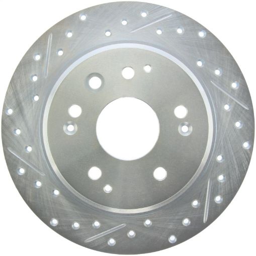 Picture of StopTech Select Sport 04 - 08 Acura TL Drilled Slotted Rear Passenger Side Sport Brake Rotor