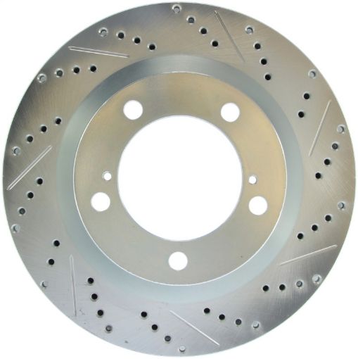 Picture of StopTech Select Sport 07 - 17 Toyota Tundra Sport Slotted Drilled Front Left Rotor