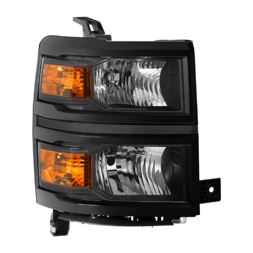 Picture of xTune Chevy Silverado 14 - 15 Non - HD Passenger Side Headlight Black - OEM Right HD - JH - CS14 - OEBK - R