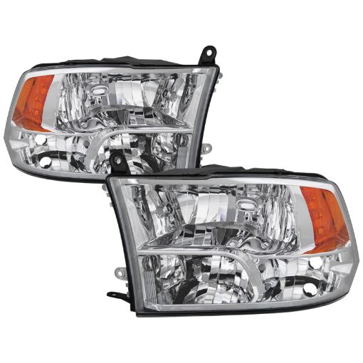 Picture of xTune Dodge Ram 1500 09 - 17 (Non - LED) OEM Style Headlights - OEM Chrome HD - JH - DR09 - QU - C