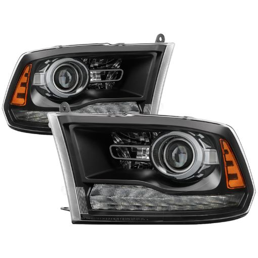 Picture of xTune Dodge Ram 13 - 17 ( w Factory Projector LED) OEM Style Headlight - Black HD - JH - DR13 - OE - BK