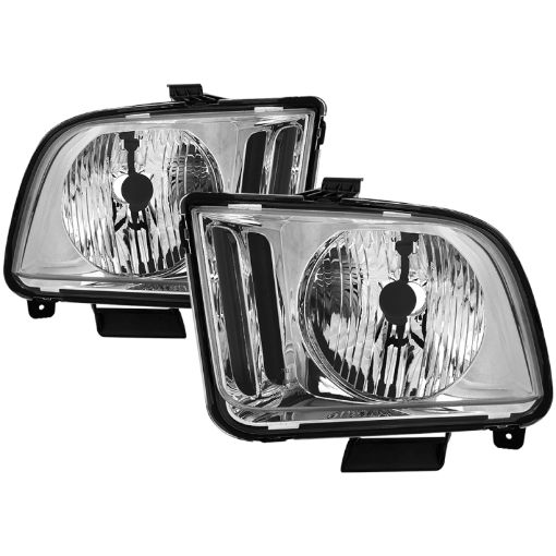 Picture of xTune Ford Mustang 05 - 09 Halogen OEM Style Headlight (Non HID) OEM Chrome HD - JH - FM05 - C