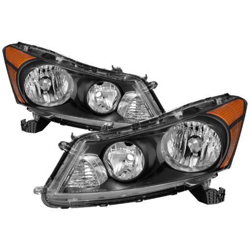 Picture of xTune Honda Accord 08 - 12 Sedan Only OEM Style Headlight - OEM Black HD - JH - HA08 - 4D - BK