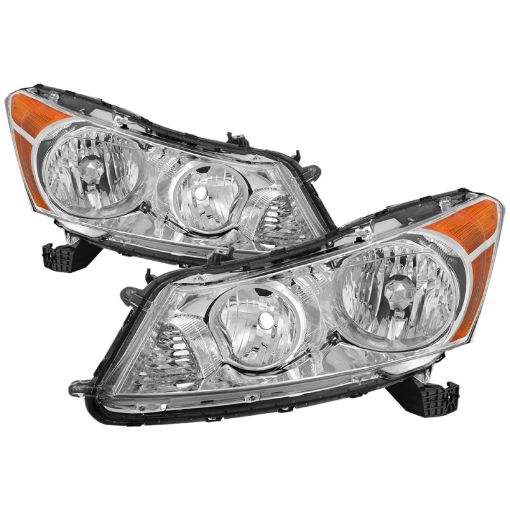 Picture of xTune Honda Accord 0 - 12 Sedan Only OEM Style Headlight - OEM Chrome HD - JH - HA08 - 4D - C