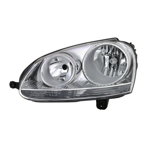 Picture of xTune Volkswagen Golf 06 - 09 Driver Side Headlight - OEM Left Black HD - JH - TCOL14 - OE - R