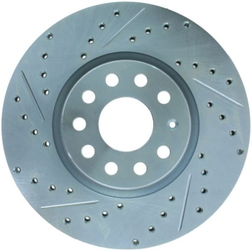 Picture of StopTech Select Sport 06 - 17 Volkswagen Jetta Slotted Drilled Front Right Rotor