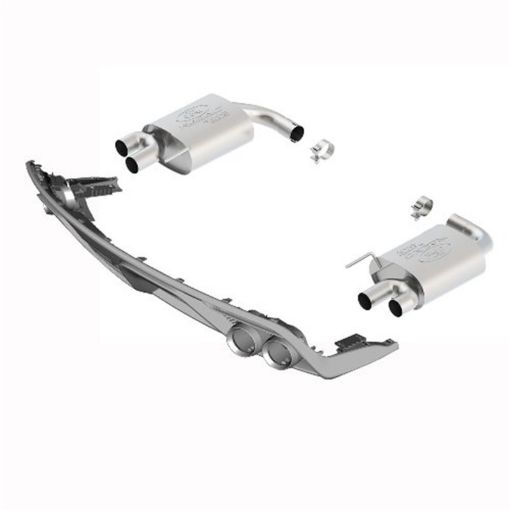 Picture of Ford Racing 2015 Ford Mustang 5.0L Touring Muffler Kit w GT350 Tips