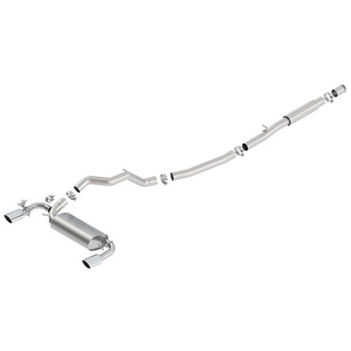 Picture of Ford Racing 2016 - 2017 Focus RS Active Sport Cat - Back Exhaust System w Polished Tips