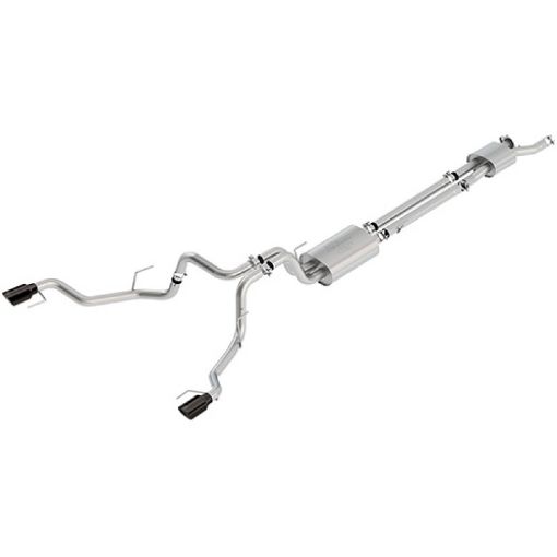 Picture of Ford Racing 2017 Ford Raptor 3.5L Touring Cat - Back Exhaust System w Black Tips (No Drop Ship)