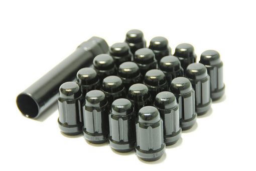 Picture of Wheel Mate Muteki Closed End Lug Nuts - Black Chrome 12x1.25